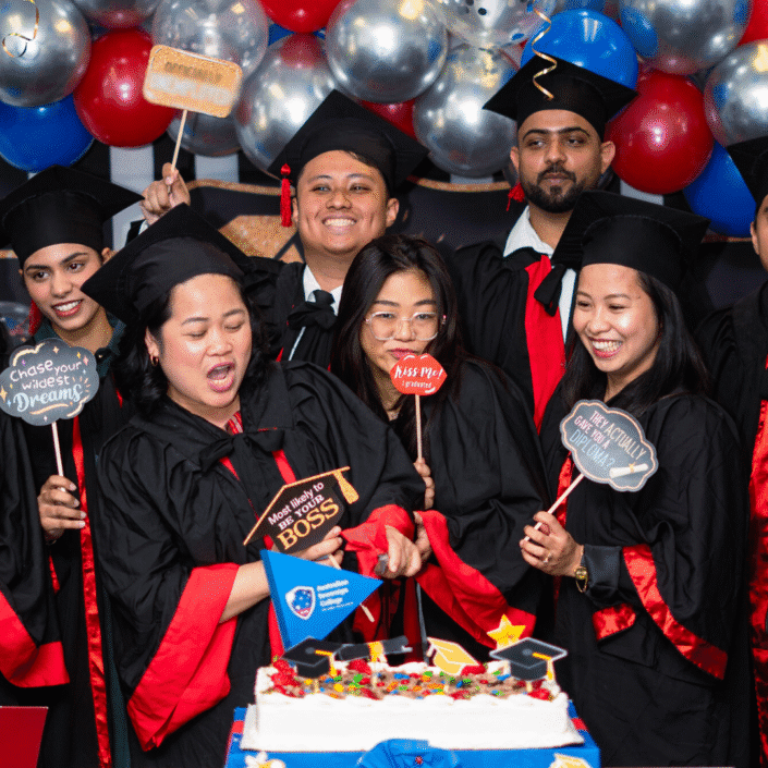 Students celebrating